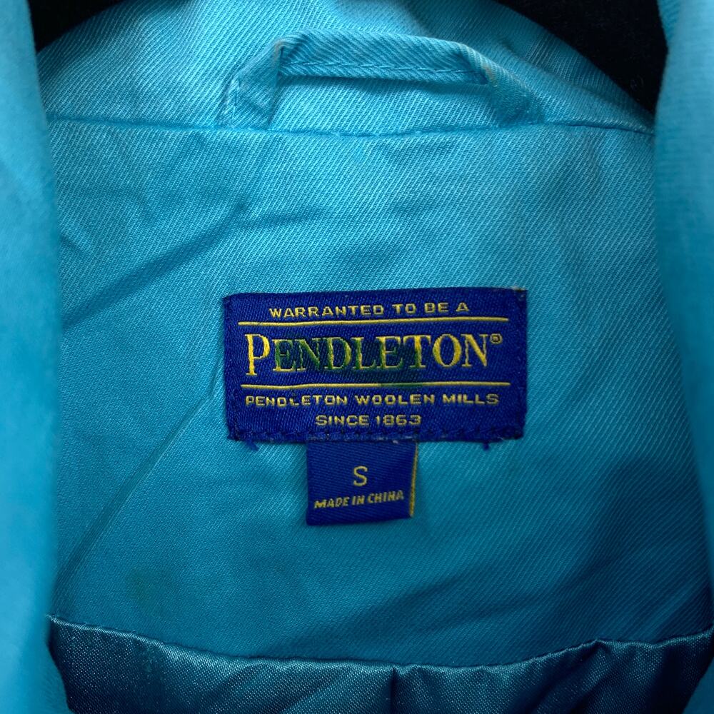 Pendleton Womens Size Small Windbreaker Jacket Bl… - image 6